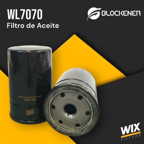Filtro De Aceite Marca Wix Modelo Wl7070