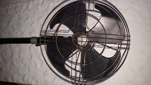 Ventilador Pie De 1955 Tod Original -gira- Funciona S/ruidos Negro (Usado)