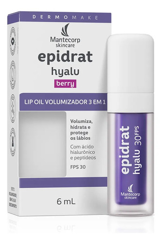 Lip Oil Volumizador Labial Epidrat Hyalu Beery - 16g
