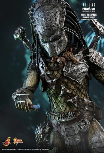 Predator Hot Toys Wolf Heavy Weaponry 1/6 ( Detalhe )