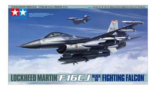 Modelismo Avión 1/48 Americano Lockheed F-16 Tamiya 