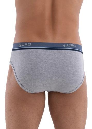 Imagen 3 de 9 de Slip Lupo Algodón Con Lycra Importado Modelo 524