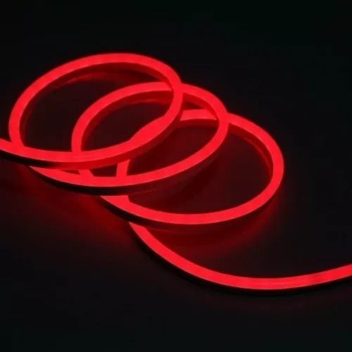 Cinta Led Neon Flexible Light Roja Rollo 25mts 8x16mm Hammer