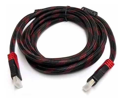 Cable Hdmi 10 Metros Doble Filtro Mallado Punta Dorada