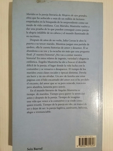 Maridos. Por Ángeles Mastretta. (Usado)