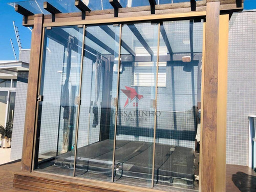 Imagem 28 de 30 de Cobertura Com 4 Dormitórios À Venda, 203 M² Por R$ 5.000.000,00 - Prainha - Torres/rs - Co0181