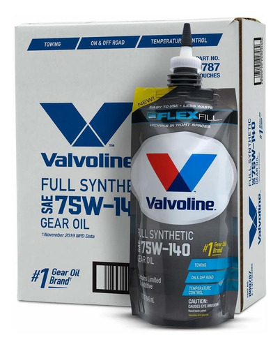Aceite Sintético Valvoline Sae 75w-90 Completo Para Engranaj