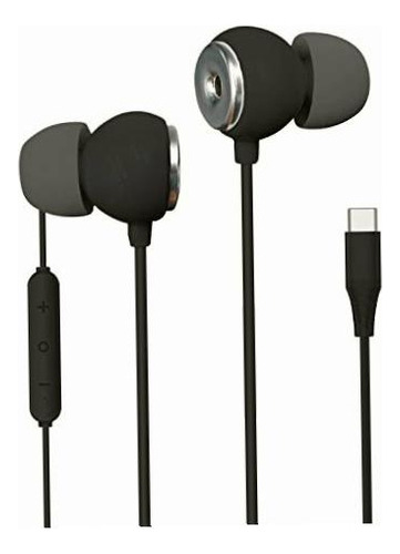 Realm Usb-c Earbuds, High Fidelity In Ear Headphones With Color Negro