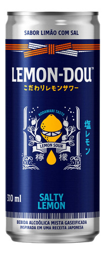 Bebida Mista Alcoólica Gaseificada Limão com Sal Lemon-Dou Lata 310ml