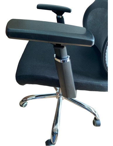 Imagen 5 de 6 de Silla De Oficina Ejecutiva Cooper Color Negro Ergonómica