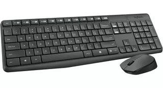 KIT TECLADO Y MOUSE LOGITECH MK235 WIRELESS USB INALAMBRICO