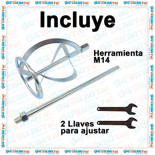 Mezclador Batidor Pintura Cemento 1600w Einhell Te-mx 1600-2