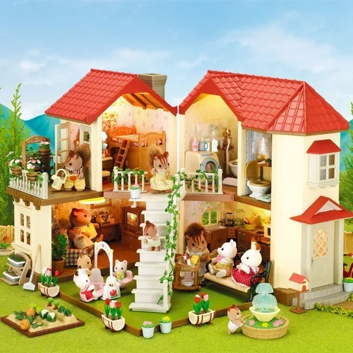 Casa con luz sylvanian families sale