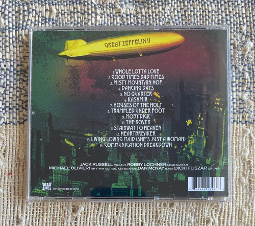 Cd Great Zeppelin Ii A Tribute To Led Zeppelin - Jack