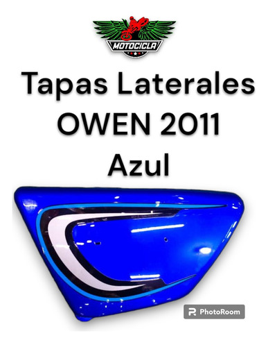 Tapas Laterales Moto Owen 2011 Azul