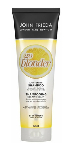 Shampoo Sheer Blonde Go Blonder Lightening John Frieda 250ml