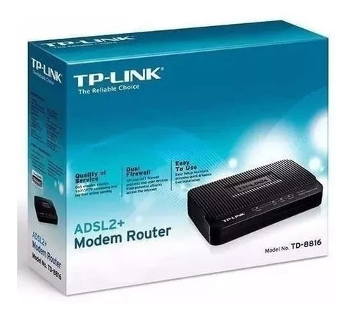 Tp-link Modem Router Adsl2+ Model Td-8816 