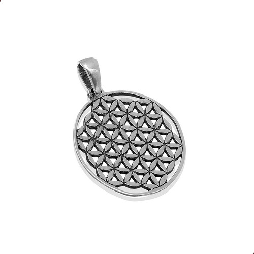 Imagem 1 de 3 de Pingente Flor Da Vida, Prata 925 Fabricacao Propria 31057601
