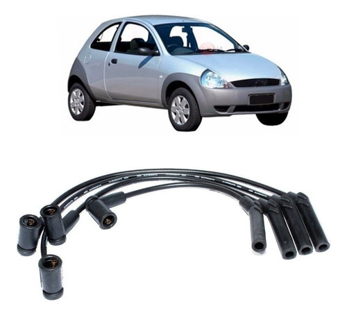 Juego Cable Bujia Para Ford Ka 1.0 Zetec Rocam 2000 