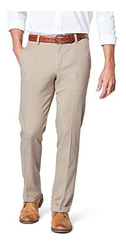 Dockers Hombres Slim Fit Stretch Signature Pantkha Khaki D1