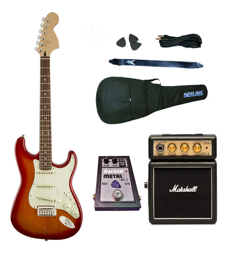 Guitarra Electrica + Ampli Marshall Ms2 + Pedal A Eleccion