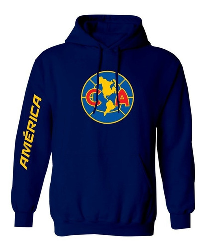 Sudadera Marino Modelo Club América Liga Mx