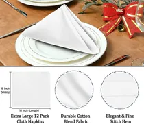 Comprar Servilletas De Tela En Blanco Y Negro De Lino Elegantes Deli