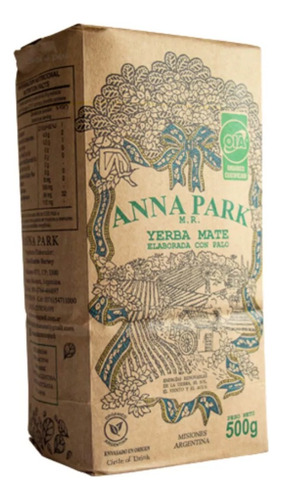 Anna Park Yerba Mate Orgánica Premium 500 G