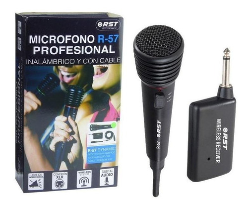 Kit Microfono Inalambrico Alambrico Inalambrico Rst R-57