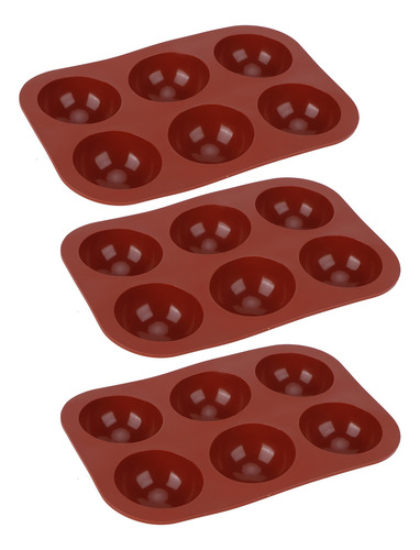 Molde De Silicona Semiesférico Para Hornear Chocolate, 3 Pie