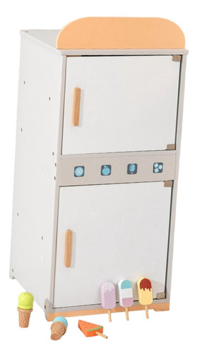 Juego De Refrigerador De Madera Para Niños, Juego De