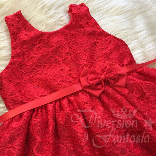 Imagen 6 de 6 de Vestidos De Encaje Bebe Bautismo