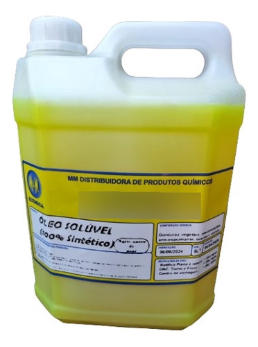 Óleo Solúvel De Corte Biodegradável Fluido Sintético 5l