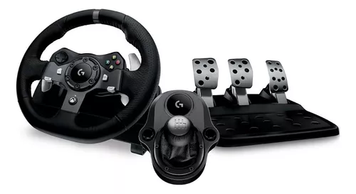 Volante Logitech G920 com pedal + Câmbio Driving Force Shifter, volante logitech  g920 