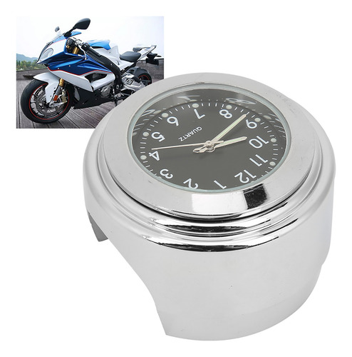 Reloj De Manillar Impermeable Para Motocicleta, Chapado En B
