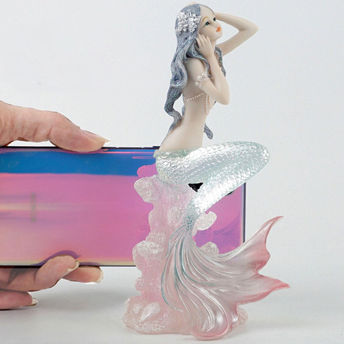 Nova Estatuilla De Sirena De Estilo Europeo, Estatua De