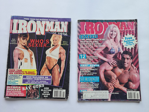 Fisiculturismo- Iron Man En Inglés Pack X2 Ene ' 96 Feb '97 