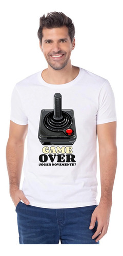 Playera Consolas Diseño 47 Game Over Videojuegos Beloma