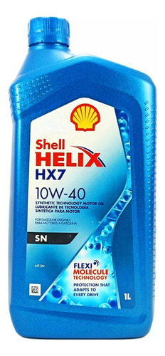 Shell Helix 10w40 Hx7 - 3 Litros + 4 Litros