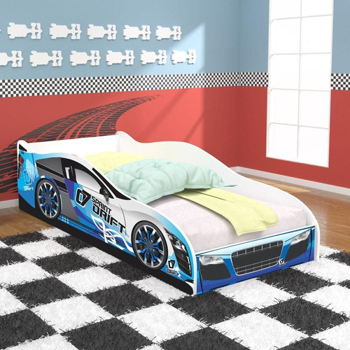 Cama Carro Solteiro Varios Temas Super Promoção 100% Mdf 