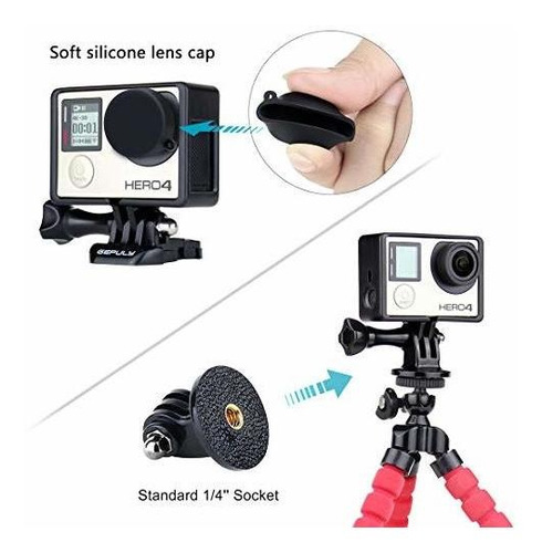 Carcasa Protectora Para Gopro Hero 3 Hero3 4 Color Negro