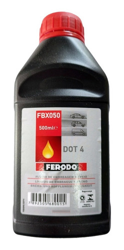 Fluído Freio Dot 4 Ferodo 500 Ml