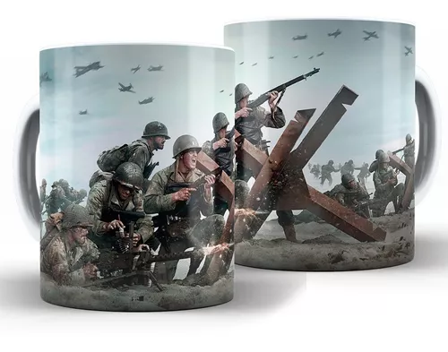 Caneca Warzone Xícara 325ml Porcelana Cerâmica Caixa presente