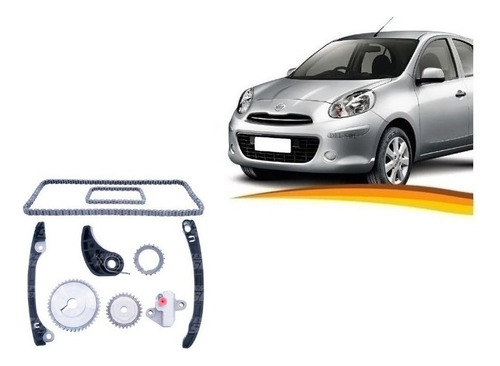 Kit Distribucion Nissan March 1.6 2012 / 2015 Hr16d 9 Piezas