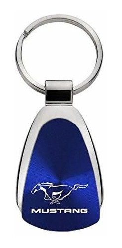 Llavero De Automoción, Ford Mustang Blue Teardrop Key Fob Lo