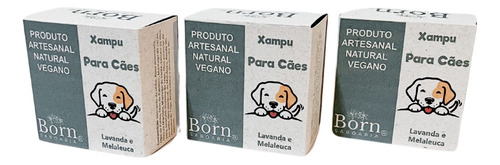 3 Shampoos Natural E Vegano Para Cães