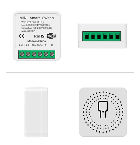 Mini Interruptor Inteligente Ewelink - Wifi - 16a Domótica