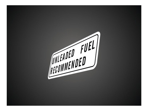 Calco Honda Xr 650 / Unleaded Fuel Recommended