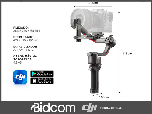 Imagen 7 de 10 de Estabilizador De Cámara Dji Rs3 Pro Profesional Ronin