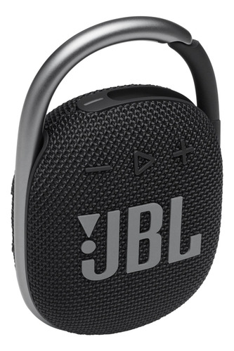 Bocina Jbl Clip 4 Portátil Bluetooth Waterproof Color Negro